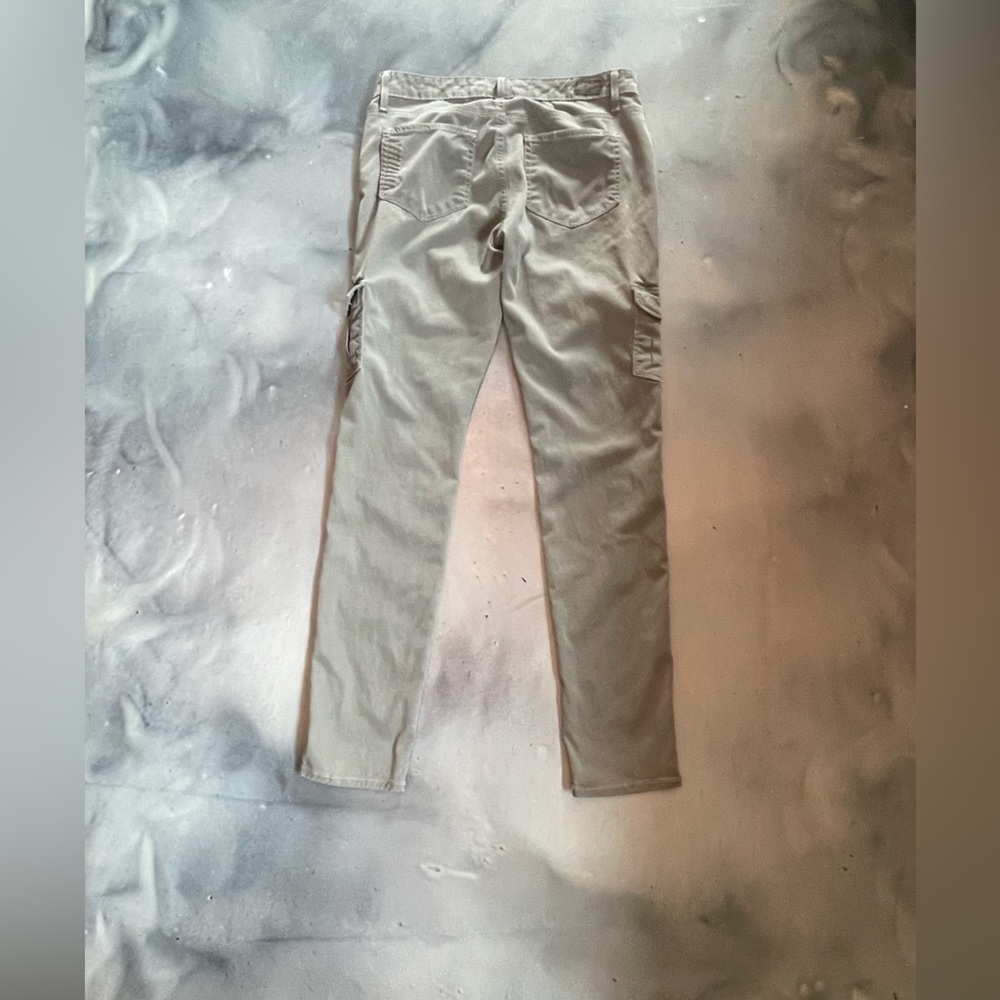 Paige Premium Denim “Venice” Women’s Chinos Size 26 Olive Skinny - Picture 3 of 7